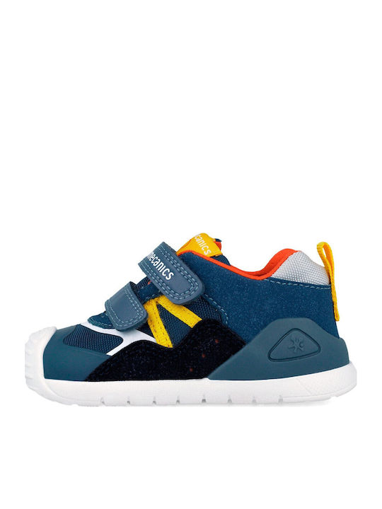 Παιδικά Sneakers Ανατομικά με Σκρατς Μπλε