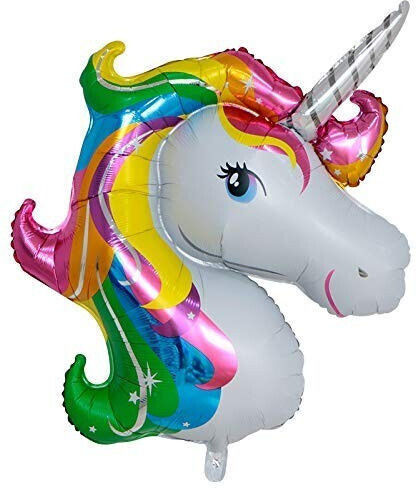 Foil Einhorn Luftballon Jumbo Mehrfarbig 108cm