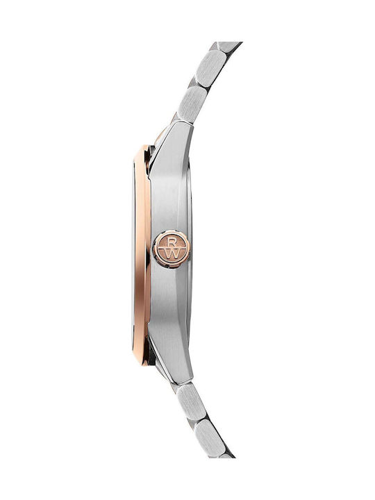 Raymond Weil Freelancer Ανδρικό Ρολόι 40mm Αυτόματο με Ροζ Χρυσό Μεταλλικό Μπρασελέ