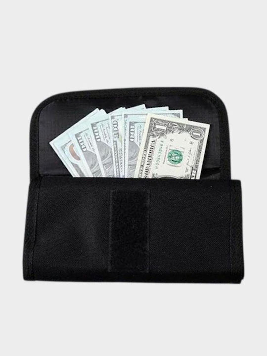 Portofel Bărbătesc de Călătorie cu RFID Negru