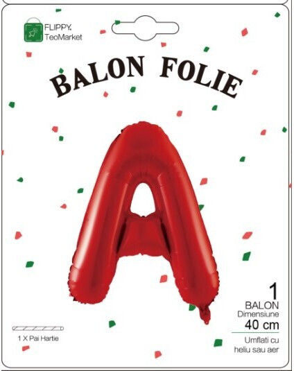 Letter A Foil Red 40cm