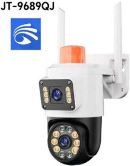 Jortan JT-9689UALBW12V IP Dual Κάμερα Παρακολούθησης Wi-Fi Full HD 1080p Αδιάβροχη με Μικρόφωνο