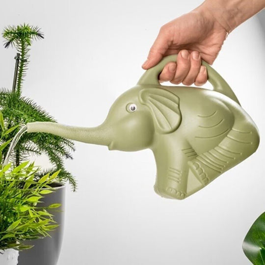 Stropitoare Pentru Copii Alista Home Formă De Elefant 1500 Ml Udare Plante 19.5x17x11.8 Cm Verde