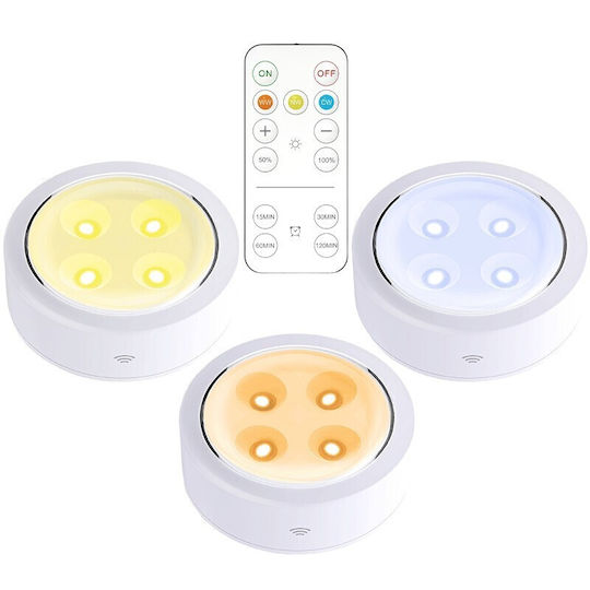 Alista Home LED Iluminat de Siguranță cu Sursă de Alimentare pe Baterie și Telecomandă