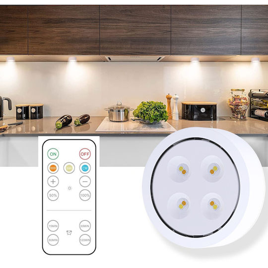 Alista Home LED Iluminat de Siguranță cu Sursă de Alimentare pe Baterie și Telecomandă