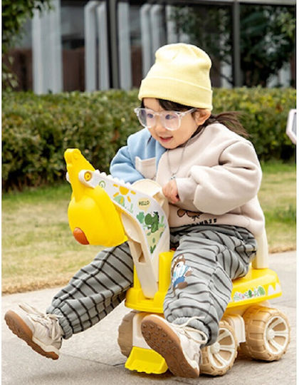 Alista Home Excavator Ride On for 12+ Months with Sounds Yellow