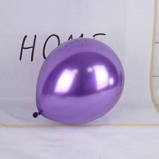 Set 12 Baloane Zi De Naștere Latex Violet 13 cm