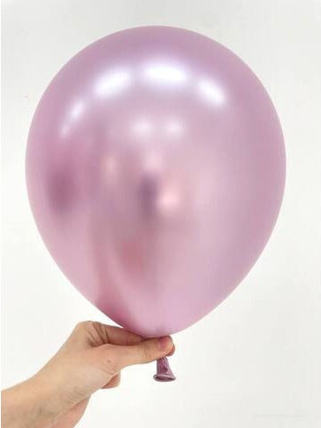 Set 12 Baloane Zi De Naștere Latex Violet Cu LED 30 cm