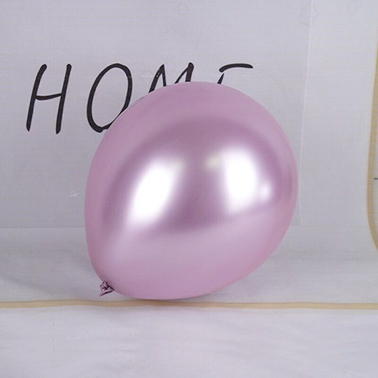 Set 12 Baloane Zi De Naștere Latex Violet Cu LED 30 cm