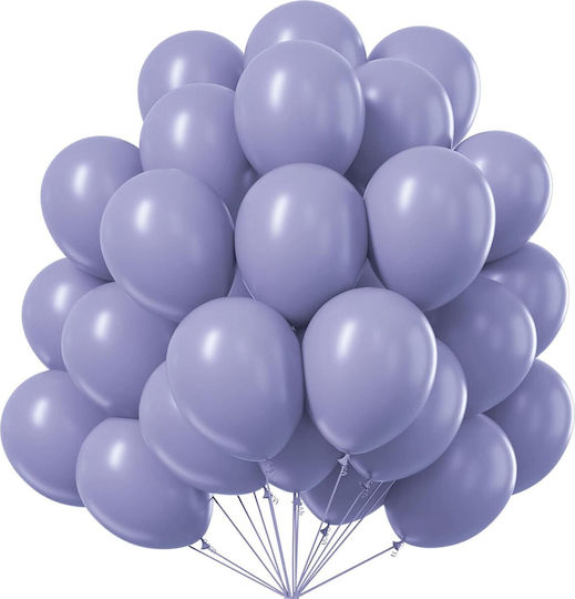 Set 12 Geburtstags Luftballons Latex Grau 30cm