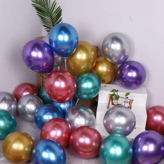 Set 12 Baloane Zi De Naștere Latex Violet 30 cm