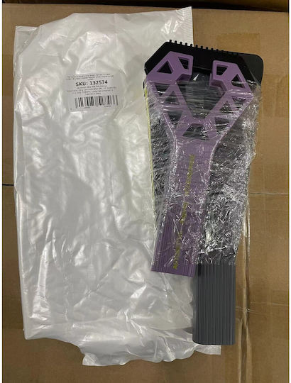 Răzuitoare de Zăpadă Auto cu Două Capete Alista Home Universal pentru Îndepărtarea Zăpezii de pe Mașină Mâner Ergonomic Detasabil Geamuri Caroserie Ușor de Folosit 61x12.5 Cm Violet