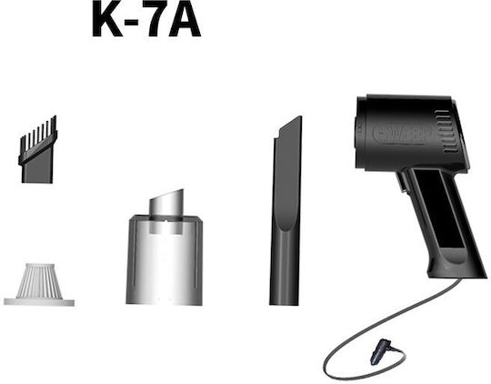 Alista Home Aspirator De Mână Pentru Mașini Cu Cablu Bricheta 12V 120W Alb