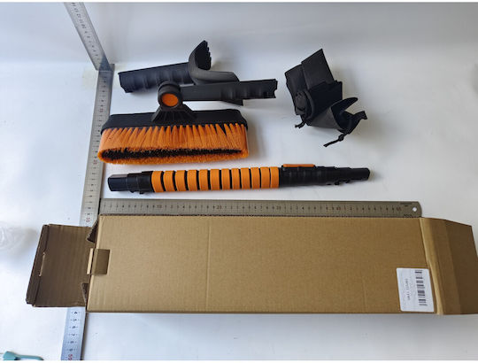 Perie Răzuitoare Rotativă 3 În 1 Alista Home Telescopică Detasabilă Pentru Zăpadă Auto Din Aluminiu Material ABS 100 X 25 Cm Neagră
