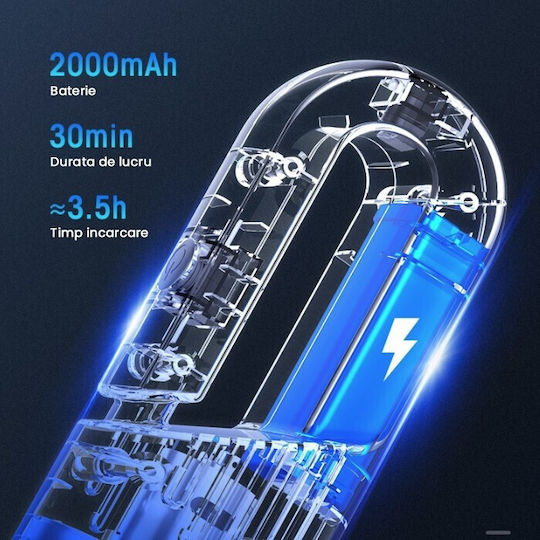 Alista Home Aspirator De Mână Pentru Mașini Reîncărcabil 12V 120W