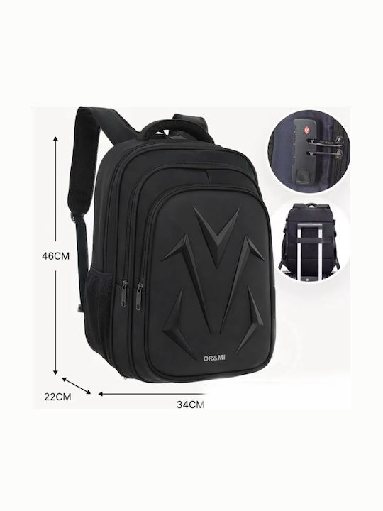 Ormi Backpack Μαύρο