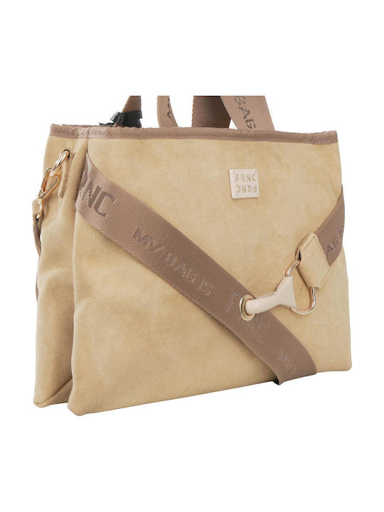 Leather Women's Shoulder Bag Yellow