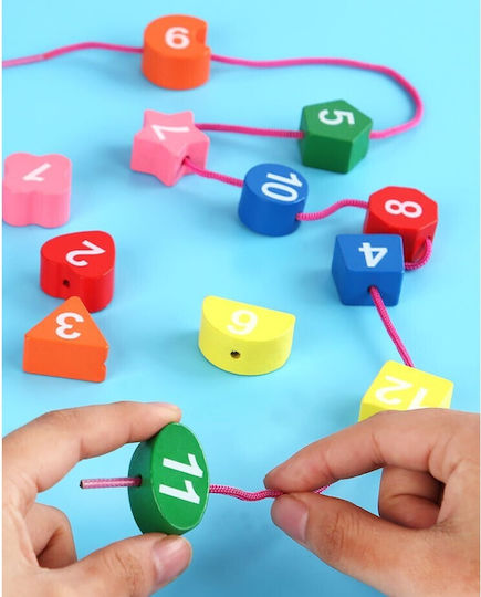 Alista Home Montessori Εκπαιδευτικό Παιχνίδι Εκμάθησης Ώρας από Ξύλο 125883