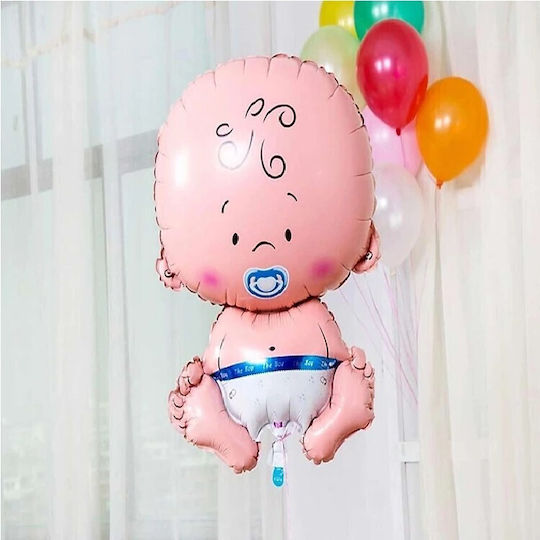 Alista Home Luftballon Geburt Baby Folie Jumbo Blau 73cm