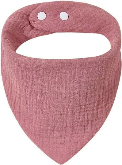 Alista Home Bandana Din 100% Bumbac Cu Buton Roz