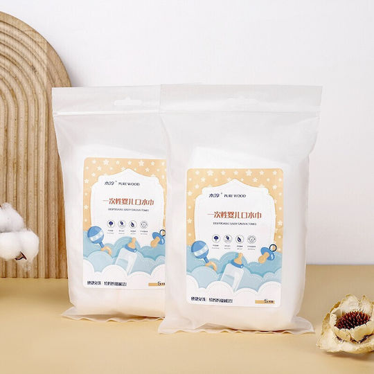 Alista Home Babici Pentru Bebeluşi Impermeabilă Material Textil Cu Autocolant Alb/Albastru 10 Bucăți