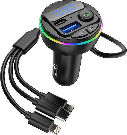 Alista Home Transmițător FM Auto cu USB / Bluetooth