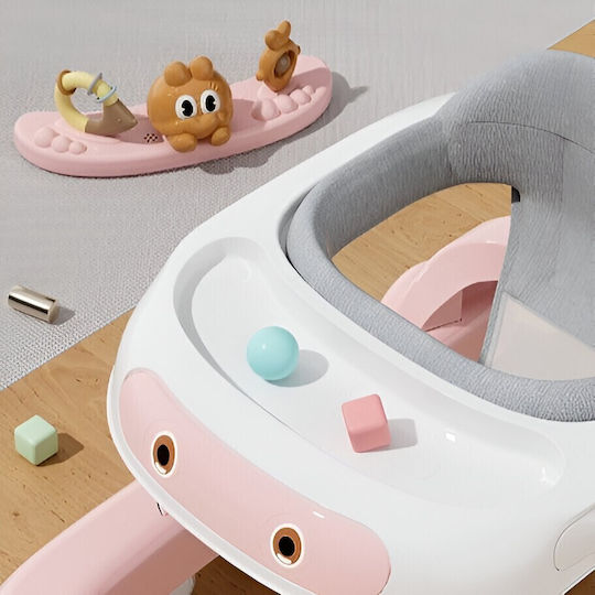 Alista Home Baby Walker with Music Pink