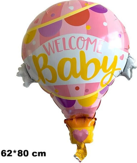 Balon Nașterea Unui Copil Folie Jumbo Roz 80 cm