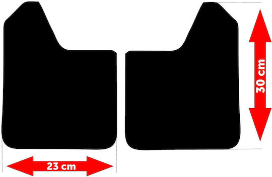 Set 4 Barițe Noroi Sport Din Cauciuc Pentru Mașini Universal Model Necompletat Mărime 30 X 23cm