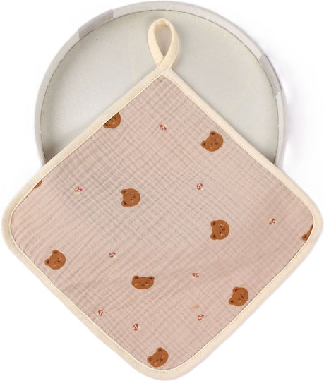 Alista Home Λαβέτα Ώμου Χασέ Εκρού 25x25εκ.
