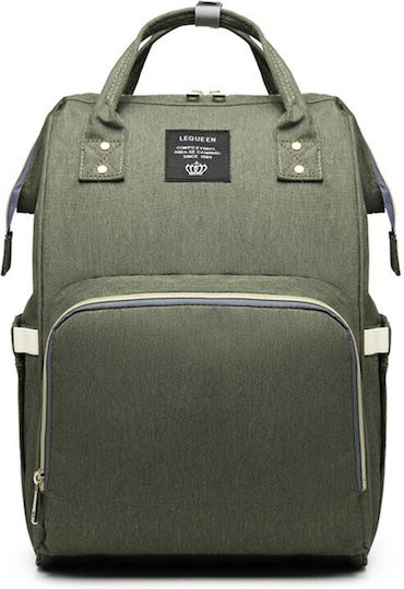 Alista Home Backpack Diaper Bag Green 43x18x26cm