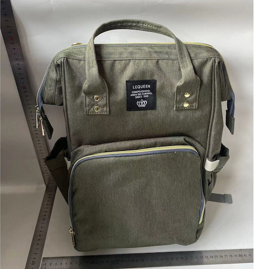 Alista Home Backpack Diaper Bag Green 43x18x26cm