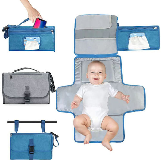 Alista Home Geantă-Allațieră De Umăr/De Mână Albastră 30x20cm