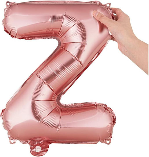 Scrisoare Ζ Folie Rose Gold 40 cm