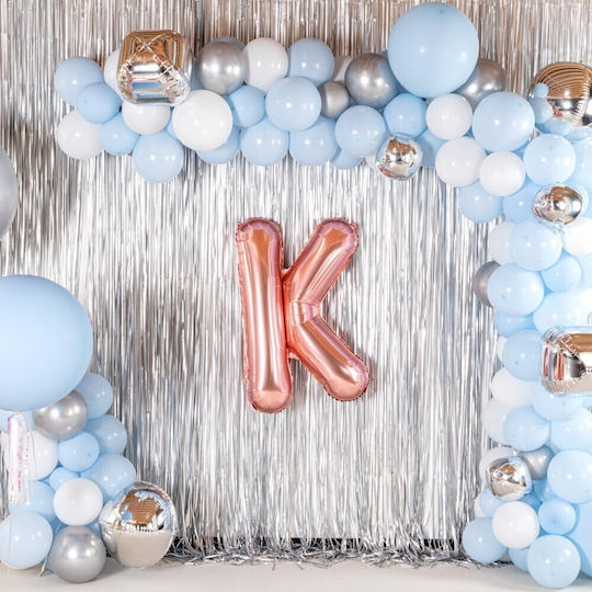 Letter K Foil Jumbo Rose Gold 100cm