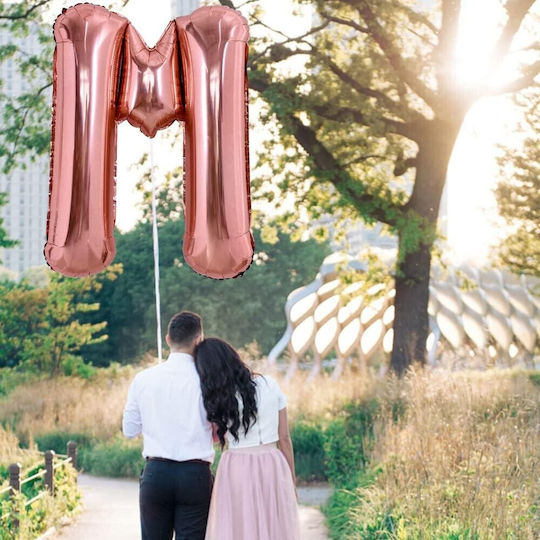 Scrisoare Μ Folie Jumbo Rose Gold 100 cm