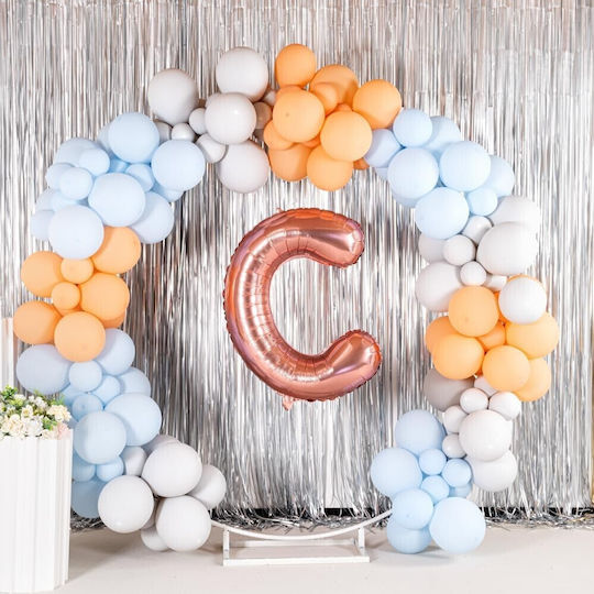Letter C Foil Jumbo Rose Gold 80cm