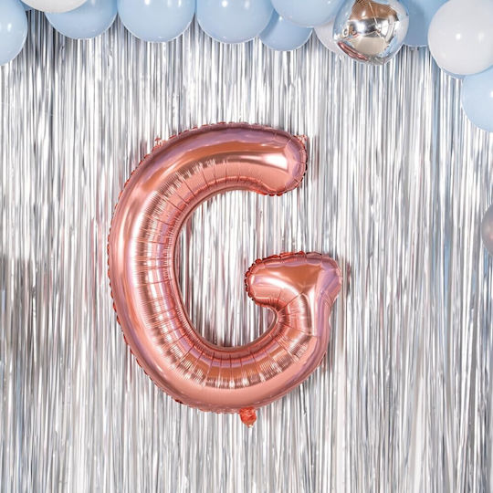 Letter G Foil Jumbo Rose Gold 100cm
