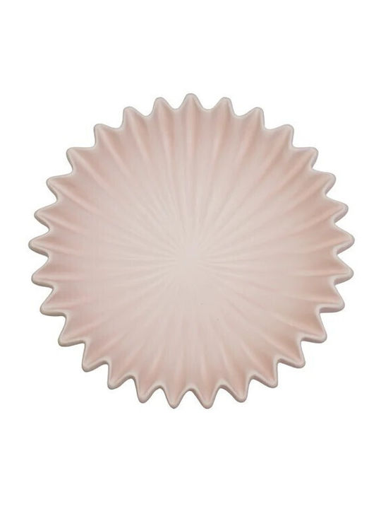 Beauty Home Dekorative Schale Keramik Rosa 29,5x29,5x9cm