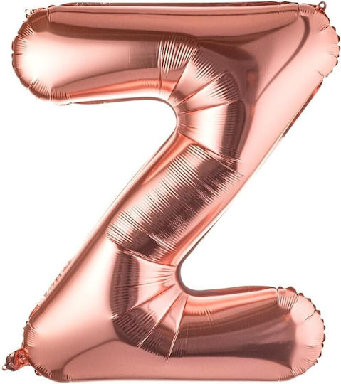Scrisoare Ζ Folie Jumbo Rose Gold 80 cm