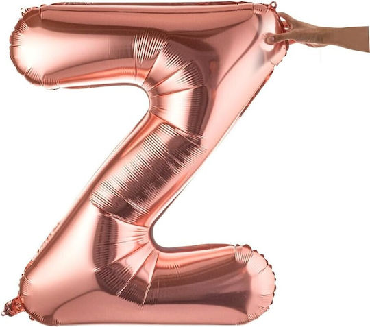 Scrisoare Ζ Folie Jumbo Rose Gold 80 cm
