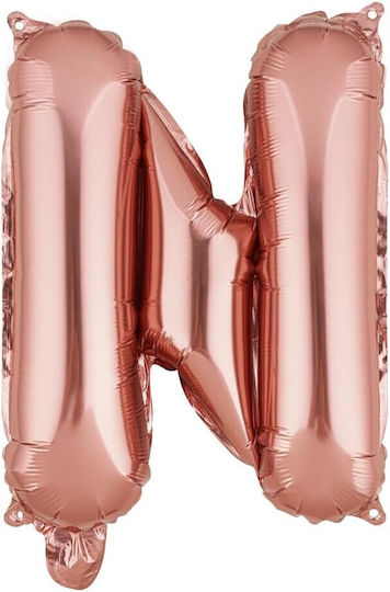 Scrisoare Ν Folie Rose Gold 40 cm