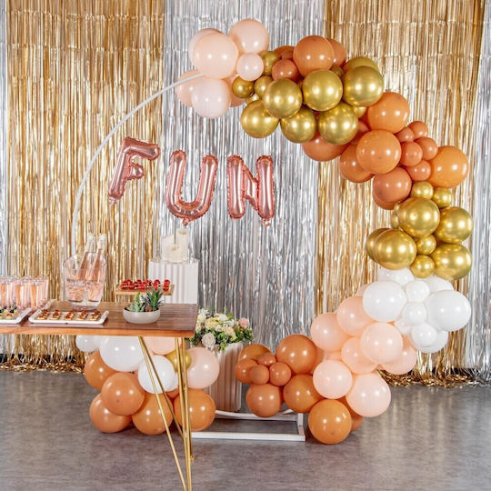Buchstabe U Folien Rose Gold 40cm