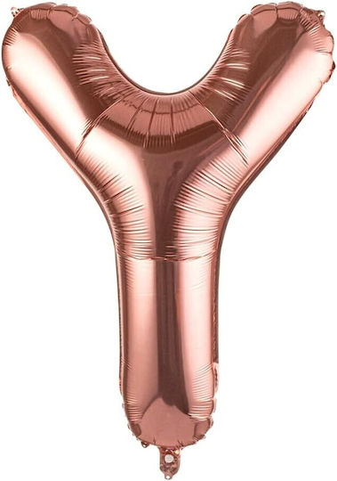 Buchstabe Υ Folie Jumbo Roségold 80cm