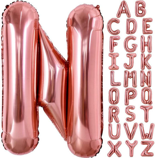Scrisoare Ν Folie Jumbo Rose Gold 100 cm