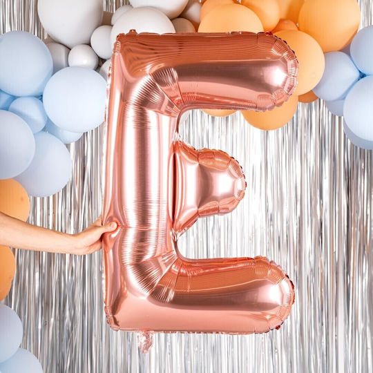 Scrisoare Ε Folie Jumbo Rose Gold 100 cm