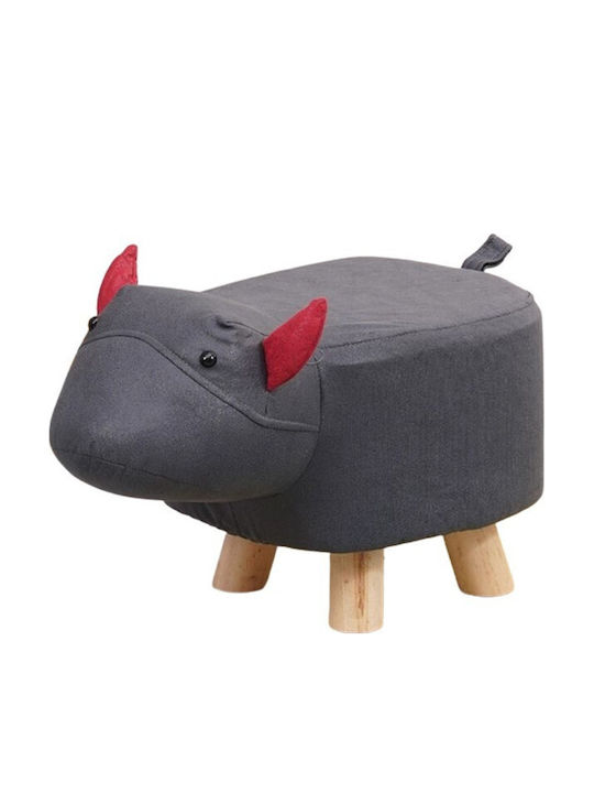 Kinderhocker Schwarz 30x25x25cm