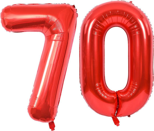 Номер 0 Фолио Червен 40см