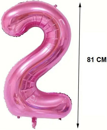 Номер 2 Фолио Джъмбо Лилав 81 см