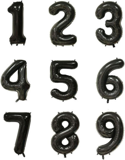 Number 1 Foil Black 40cm